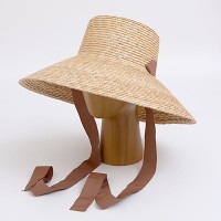 Silozhey Stylish Wide Brim Straw Beach Hat – Lightweight, Breathable & UV-Protective Summer Sun Hat for Women
