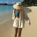 Silozhey Stylish Wide Brim Straw Beach Hat – Lightweight, Breathable & UV-Protective Summer Sun Hat for Women